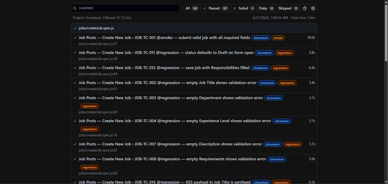 POM-Based Playwright Automation Suite